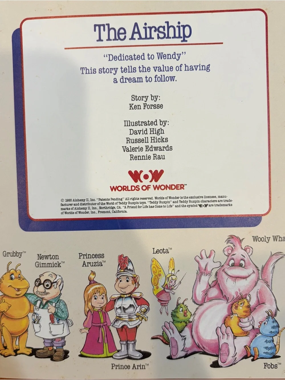 Teddy Ruxpin branded kids